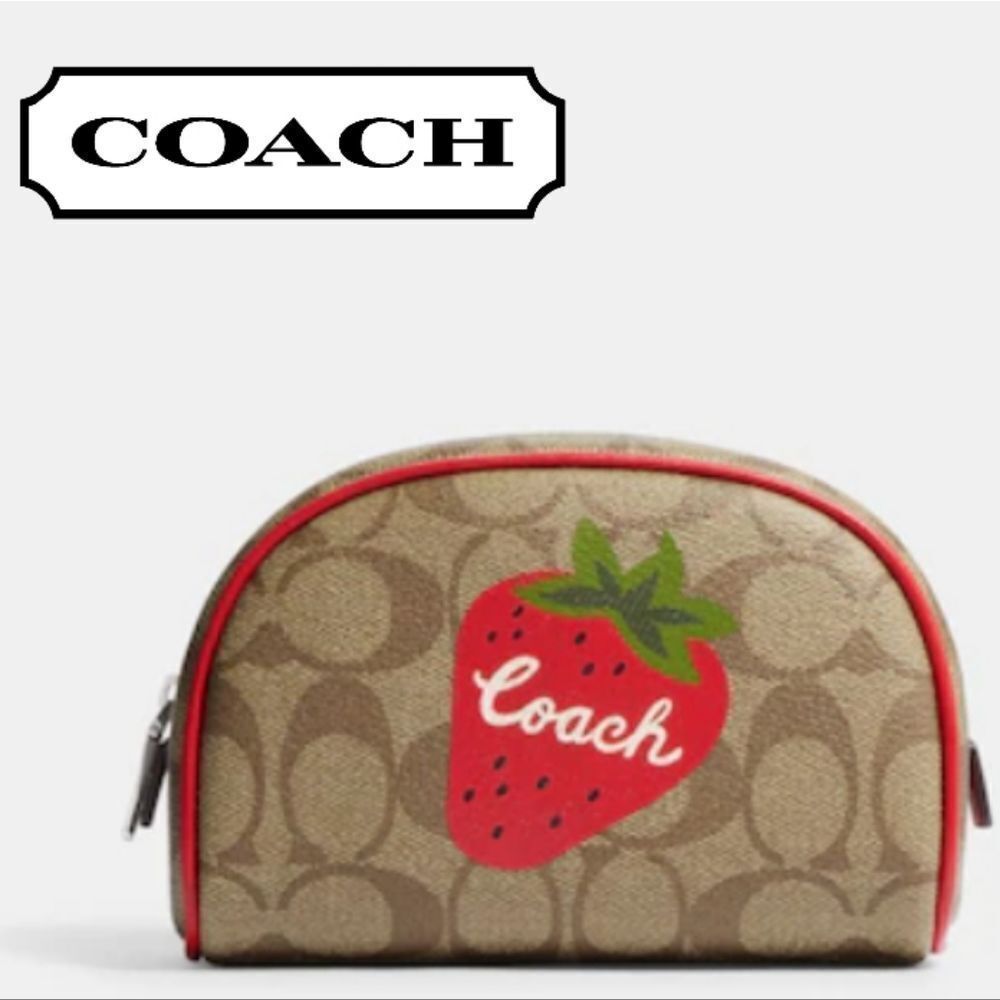 Coach Strawberry Cosmetics Case